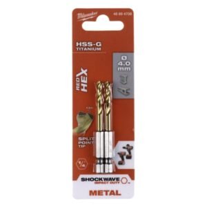 ΤΡΥΠΑΝΙΑ ΤΙΤΑΝΙΟΥ 1/4`` 4mm ΣΕΤ 2τεμ. MW