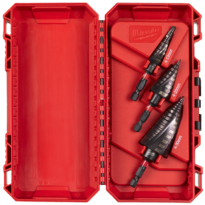 Milwaukee 48899266 SHOCKWAVE Βηματικά Πολυτρύπανα Κρούσης Σετ 3 Τεμαχίων
