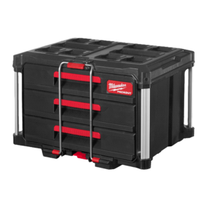 Milwaukee 4932472130 PACKOUT Εργαλειοθήκη με 3 Συρτάρια και Μεταλλικούς Οδηγούς