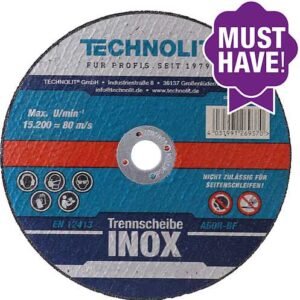 ΔΙΣΚΟΣ ΚΟΠΗΣ ΣΙΔΗΡΟΥ ΙΝΟΧ 125Χ1,0Χ22 Technolit