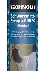 ΣΠΡΕΥ ΧΡΩΜΑ +800oC ΜΑΥΡΟ ΜΑΤ ΘΕΡΜΟΚΡ. 500ml