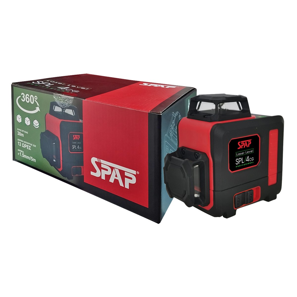LASER ΠΡΑΣΙΝΟ 3D SPL/4CG SPAP