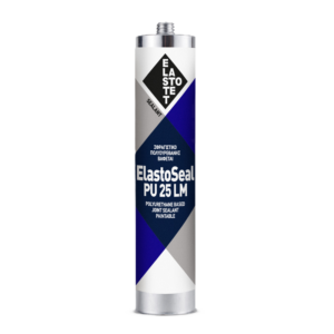 Πολυουρεθανικό σφραγιστικό ELASTOSEAL PU 25 LM σε λευκό χρώμα για επαγγελματική χρήση σε αρμούς και κατασκευές.