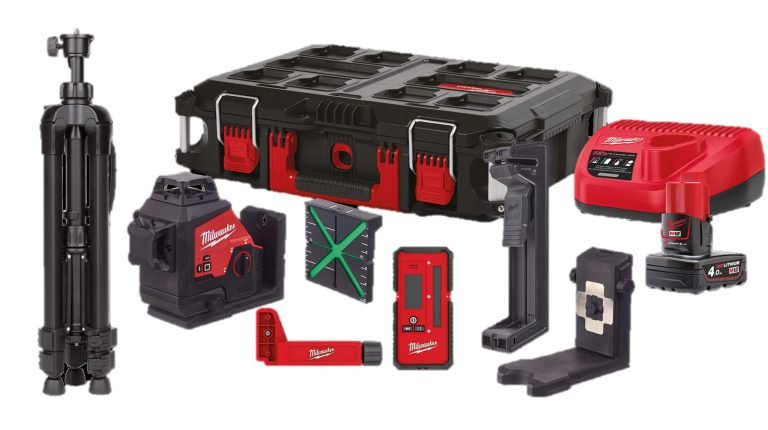 M12™ 3PLKIT-401P 360° ΠΡΑΣΙΝΟ LASER 3ΩΝ ΕΠΙΠΕΔΩΝ ΣΕ ΚΙΤ ΜΕ ΕΞΑΡΤΗΜΑΤΑ