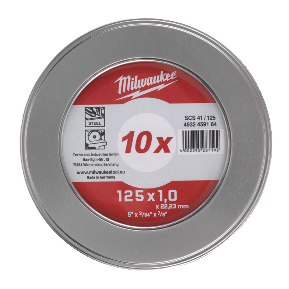 ΔΙΣΚΟΣ ΚΟΠΗΣ INOX CD PRO+ 125x1mm SET 10τεμ. MW