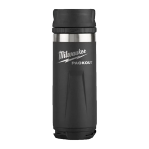 Μαύρη ανοξείδωτη κούπα θερμός PACKOUT 530ml της Milwaukee με μαγνητικό καπάκι